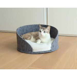 Лежак для кота “Aurora Black” з високоякісної повсті. Photo 2