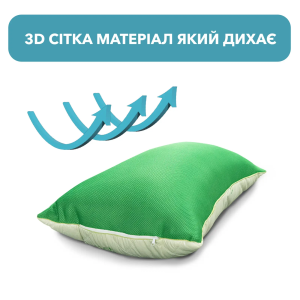 Подушка для сна Бамбук 50х70 ( с 3Д сектой которая дышит). Photo 3