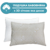 Подушка для сна с хлопка 50х70 ( с 3Д сектой которая дышит)